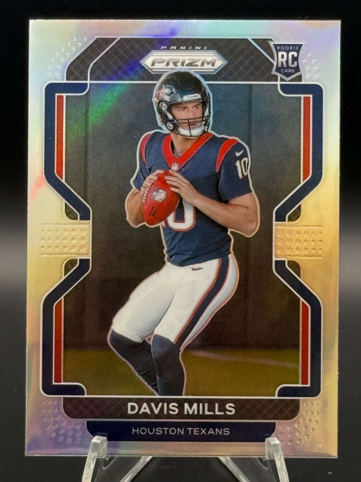 Davis Mills 2021 Prizm #352  Silver Rookie RC Houston Texans