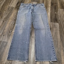 Vintage 70s Levis 517 Blue Jeans Orange Tab Mens Straight Leg Read Description