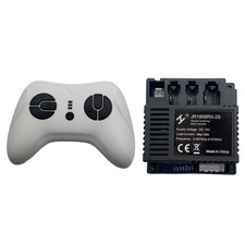 JR1958RX-2S 2.4G Remote Control and Receiver, for Kids Ride On Toys, 12V Control