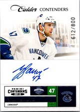 2011-12 Panini Contenders #256 Yann Sauve #/800
