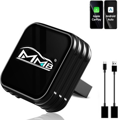 MMB Wireless CarPlay iPhone iOS 10+ und Android Auto Mini & Stabiler Adapter