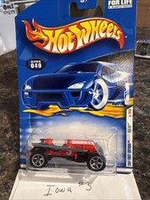 Hot Wheels 2001 First Editions Old #3 No. 29/36 2001 Collector No. 049 Red
