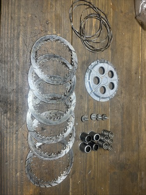 #ad 1976 Kawasaki kh500 clutch steel plates pressure plate $60.00