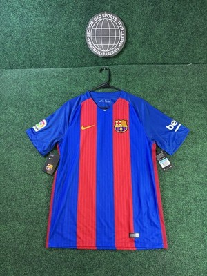 Nike FC Barcelona 2016/2017 Soccer Jersey Home Men's Medium 776850-481