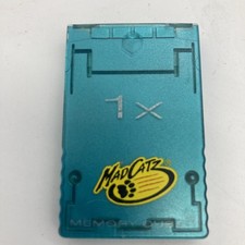 Mad Catz 1 X Memory Cube Card for Nintendo GameCube 5607 59Blocks-Blue-Tested