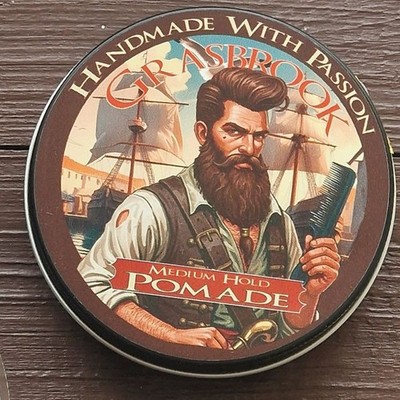 Grasbrook Oilbased Pomade   90ml.                             100ml=21,05E :