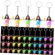 Pcs Easter Glow Mini Jesus Keychains, Easter Egg Fillers and Basket 25 Cross