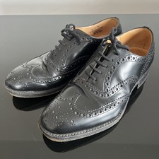 Church's Black Leather Brogue Men's Size EU41 UK7, very good condition.