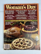 Woman's Day Magazine November 5 1985 Plan Early For A Happy Thanksgiving