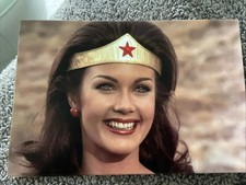 Young Lynda Carter Portrait 1970’s Wonder Woman Actress 4x6” Color Photo