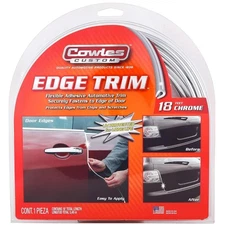 Customizable 18ft  Chrome & Rubber Bumper Guard Trim - Universal Vehicle Fit