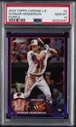 2023 TOPPS CHROME LOGOFRACTOR ED #2 GUNNAR HENDERSON ROOKIE RC 151/250 PSA 10