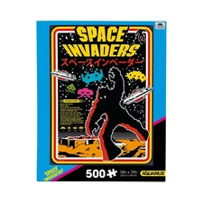 AQUARIUS Space Invaders Puzzle (500 Piece Jigsaw Puzzle) - Glare Free - Precisio