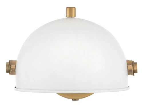 Hinkley Lighting 46470 Spence 7" Tall Wall Sconce - Black / Heritage Brass - Picture 6 of 12