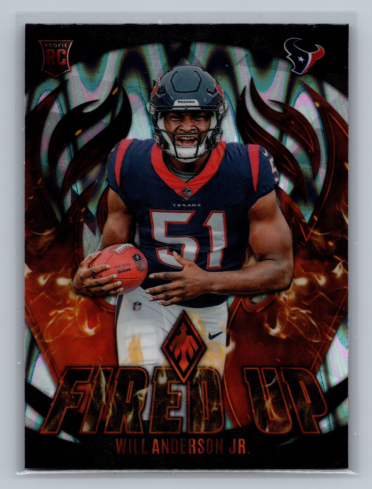 2023 Panini Phoenix Will Anderson Jr. Fired Up #FU-18