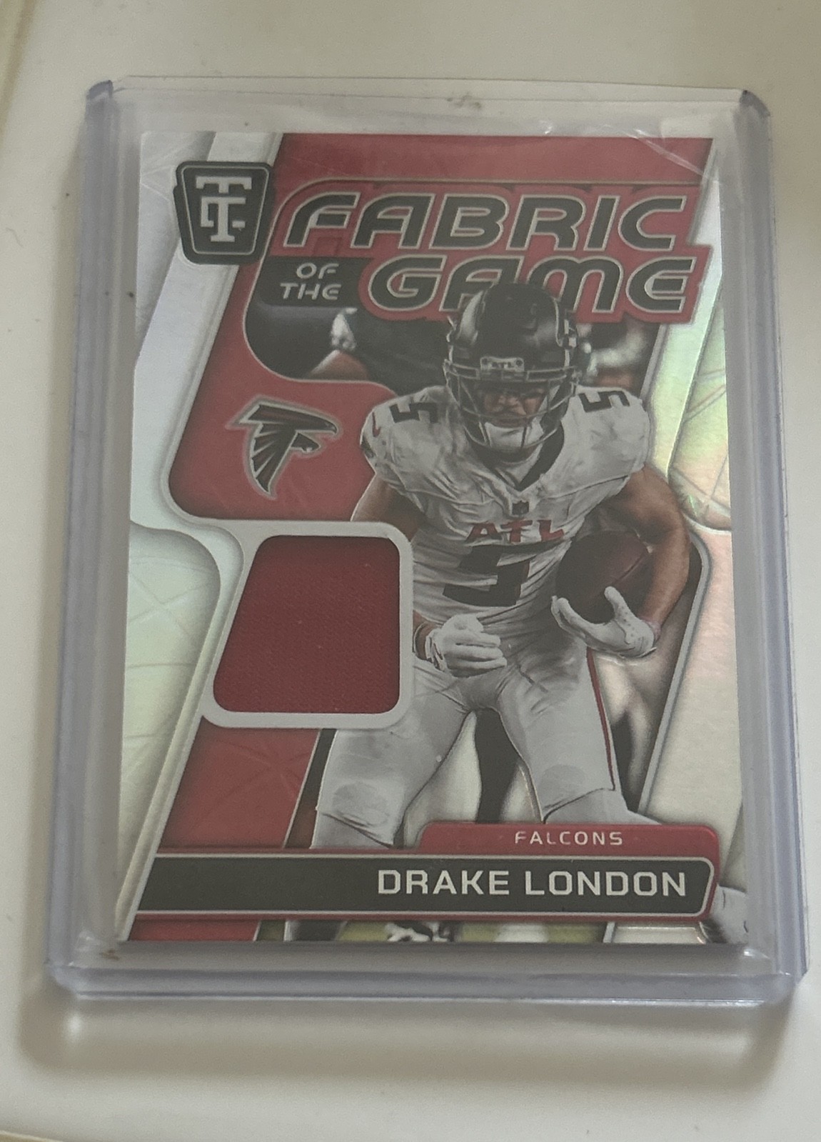 2024 Panini Totally Certified Fabric of the Game Drake London #FG-DRL /149 MEM