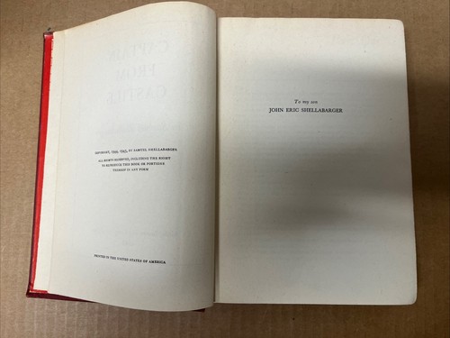 Captain From Castile by Samuel Shellabarger Hardcover Book 1945 Little Brown Co - Foto 5 di 11
