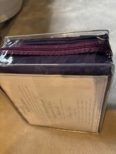 king set sheets- plum NOT OPENED Egyptian cotton. NEW