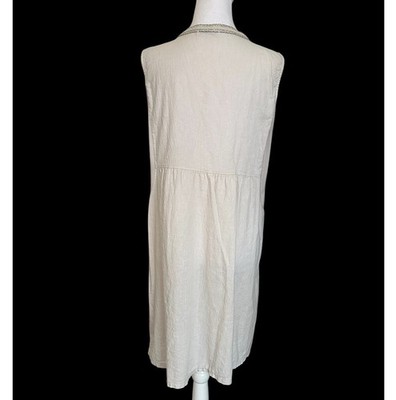 terzo millennio white linen dress Terzo Millennio Clothing