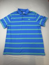 Under Armour Polo Shirt 2XL men Stripe Loose Fit