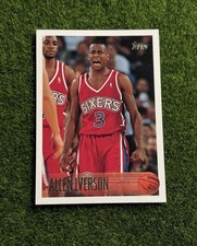 1996-97 Topps Allen Iverson Rookie Card #171 76ers RC. rookie card picture