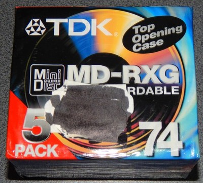 5x TDK RXG MD 74  NEU! OVP in Folie !