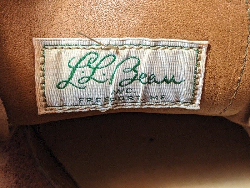 Vintage LL Bean Cursive Script Leather Chukka Ank… - image 10