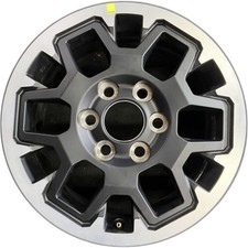 Toyota Machined Black Tacoma Factory Wheel 17x7.5 2024-2025 Oem Alloy Rim 10638