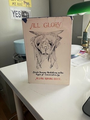Allan Rohan Crite~ALL GLORY~BRUSH DRAWING MEDITATIONS~1947 1ST/DJ~RARE