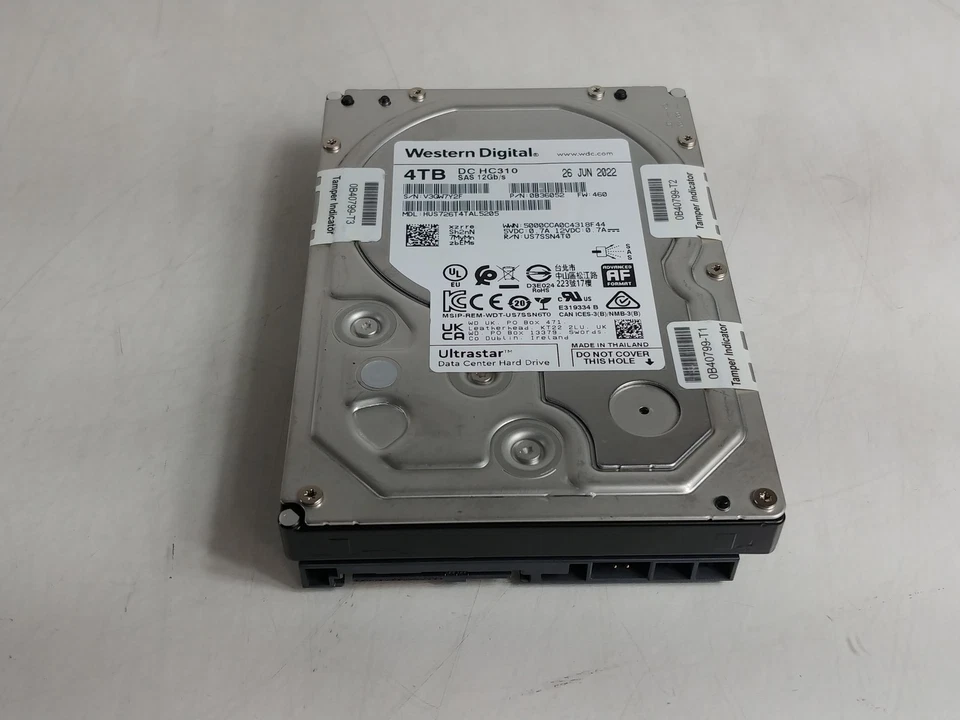 Western Digital HC310 HUS726T4TAL5205 4 TB SAS 3 3.5 in Drive - Image 2 of 4