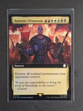 MTG Ruinous Ultimatum (Extended Art) (Foil) R 0478 Universes Beyond: Fallout