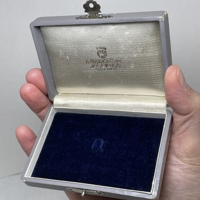 Kmikimoto, Inc Leather Jewelry Presentation Box Ring Ginza Tokyo