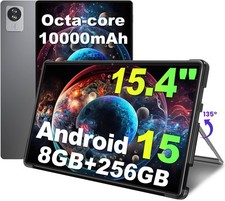 Jumper 15.4 inch Android 15 Tablet 8GB RAM 256GB ROM Helio G99 Octa-Core BT5.2