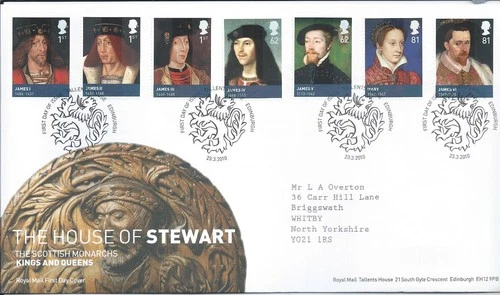 GB QEII 2010 The House of Stewart First Day Cover Tallents House Postmark
