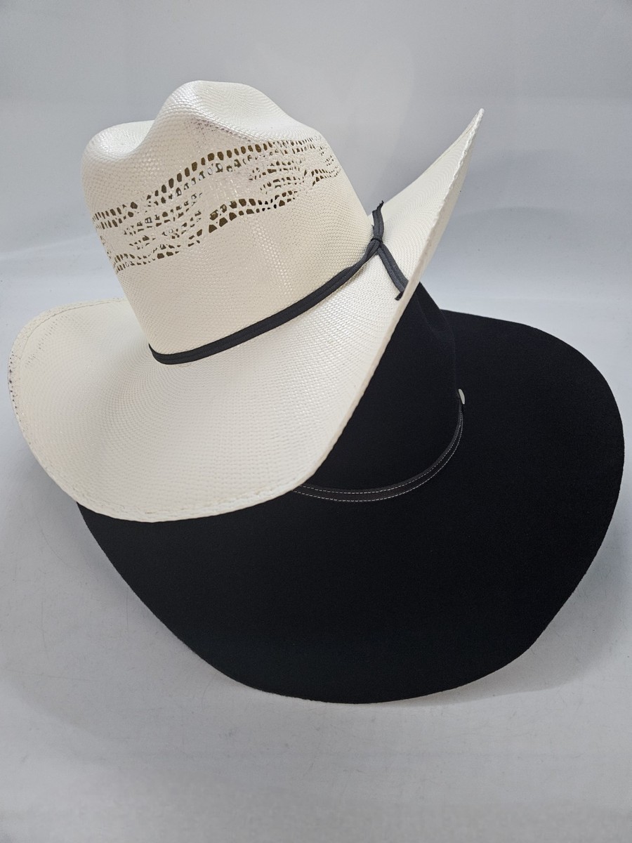 LOT OF 2 CODY JAMES 20X STRAW & 3X WOOL BLEND WESTERN HATS  display picture 1