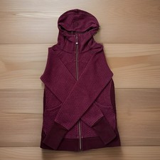Lululemon Scuba Hoodie III Jacket Star Pixel Raspberry Bordeaux Drama Size 6