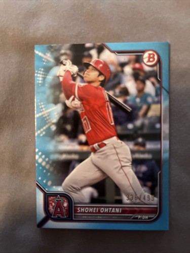2022 Bowman Shohei Ohtani #68 Sky Blue /499
