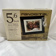 Pandigital 5.6 Inch LCD Digital Photo Frame 128MB No PC Required Open Box
