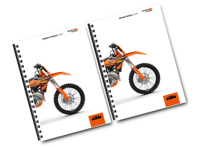 KTM 2026 - 2 HANDBÜCHER SET - BESITZER & SERVICE WERKSTATT REPARATURANLEITUNG