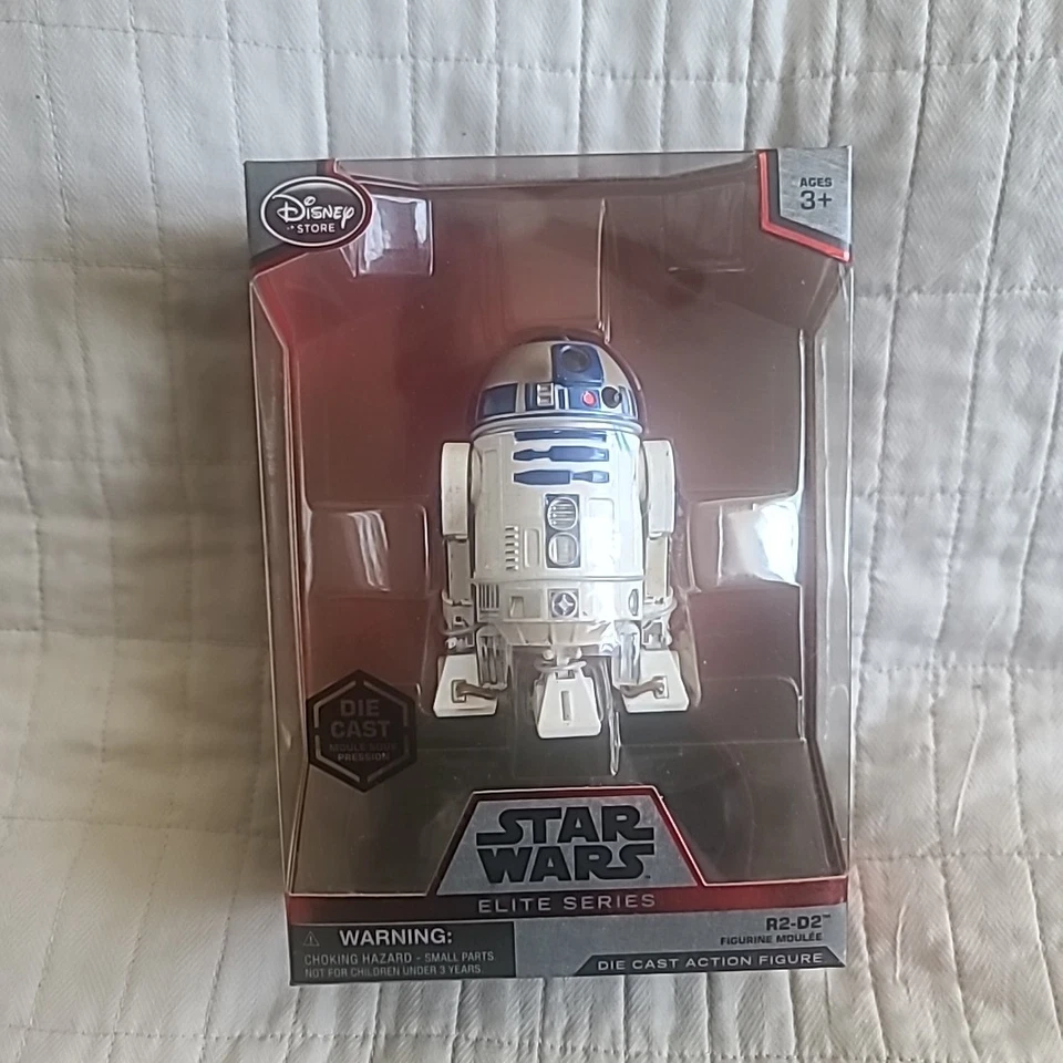 Figura de acción Die Cast Star Wars R2-D2 Elite Series exclusiva de Disney Store Foto 4 de 4