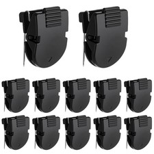 12 PCS Cubicle Clips for Fabric Walls, Strong Hold Cubical Wall Clips, Fabric