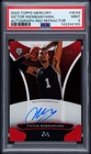 2023 TOPPS MERCURY: AUTO RED REFRACTOR #WA8 VICTOR WEMBANYAMA RC 4/5 PSA 9