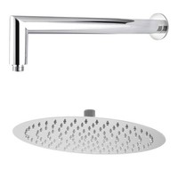 Kopfbrause Regendusche Regenbrause Duschkopf 40Cm Rund Edelstahl Set Mit Wandarm
