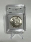 1921 MS63 Morgan Silver Dollar - ICG Graded