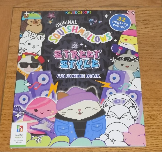 Kaleidoscope - Original Sqishmallows Street Style Colouring Book - 32 Pages NEW - Image 2