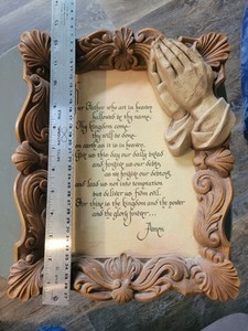 Our Father 3D Vintage Home Interior Wall Hanging