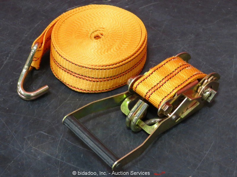 Aboss Ratchet Straps Tie-Down Ratcheting Nylon Strap Lot of (20) bidadoo -New