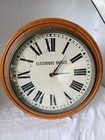 GRANDE PENDULE HORLOGE ÉLECTRIQUE BRILLÉ 