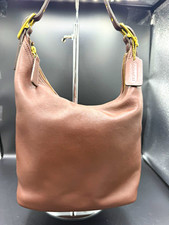 Vintage Coach Legacy West Hobo Bag 9823 Mauve Pink Glove Tanned Leather Y2K