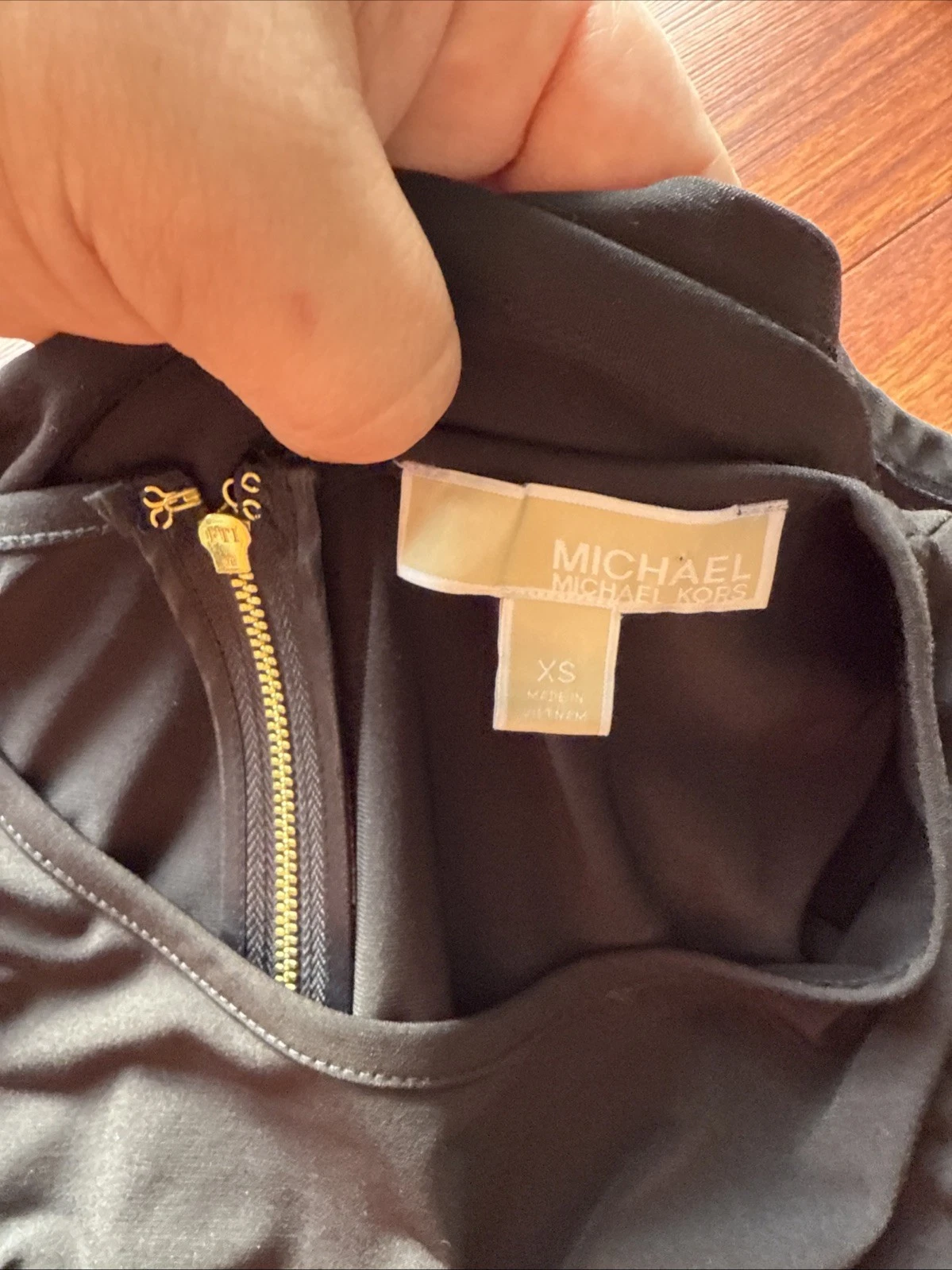 Abito nero Michael Kors donna taglia XS manica corta